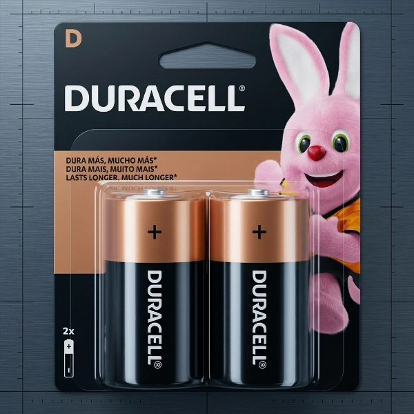 Pilas Alcalinas Duracell D MN1300 LR20 1.5V 2 Unidades - Imagen 4