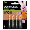 Pilas Duracell Recargable AA DX1500 2500mAh Precargadas 4 Unidades