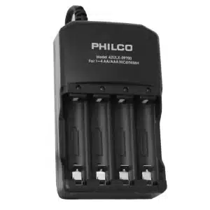 cargador de pila philco- negro-1-x