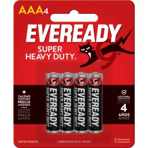 Pila AAA Eveready Pack 4 unidades