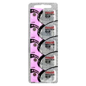 Pila SR512SW /335 Oxido de Plata Maxell tipo Botón 1.55V 5 unidades