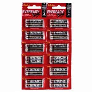 Pila AAA Eveready Pack 24 unidades Carbón Zinc
