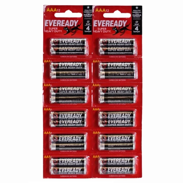 Pila AAA Eveready Pack 24 unidades Carbón Zinc