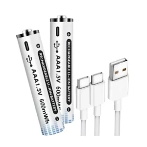 Pilas Aaa Recargables Usb Tipo C 1.5v 600mah-set 2 Unidades