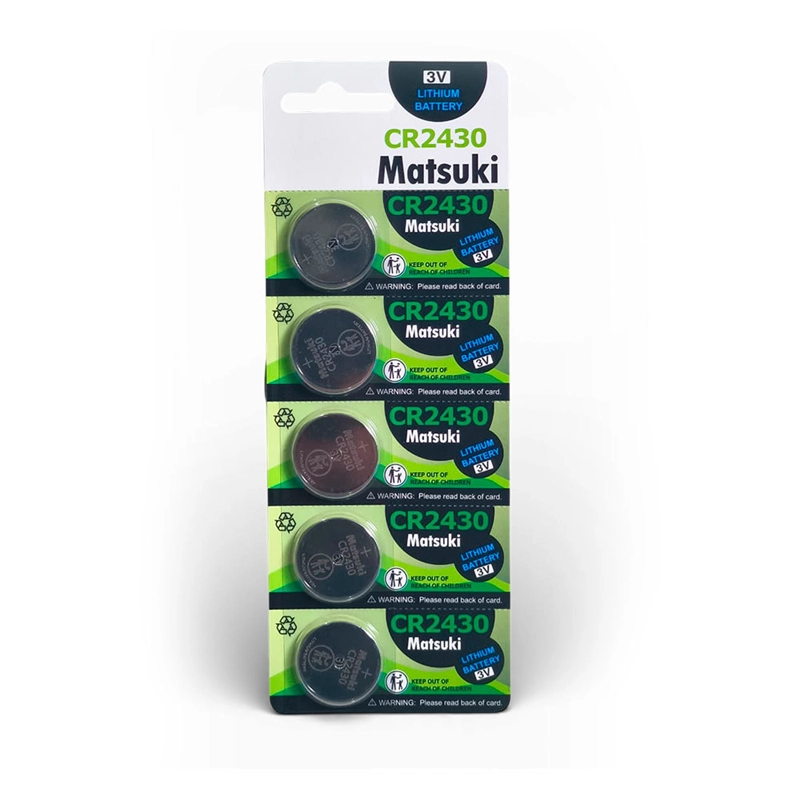 Pila CR2430 Matsuki 3V de Litio