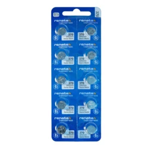 Pilas SR920W /370 Oxido de Plata Renata Tipo Botón 10 Unidades