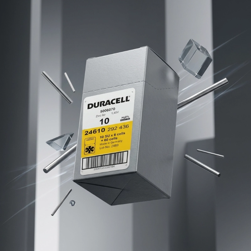 Caja de Pilas Auditiva 10 Duracell 60 Unidades - Imagen 2
