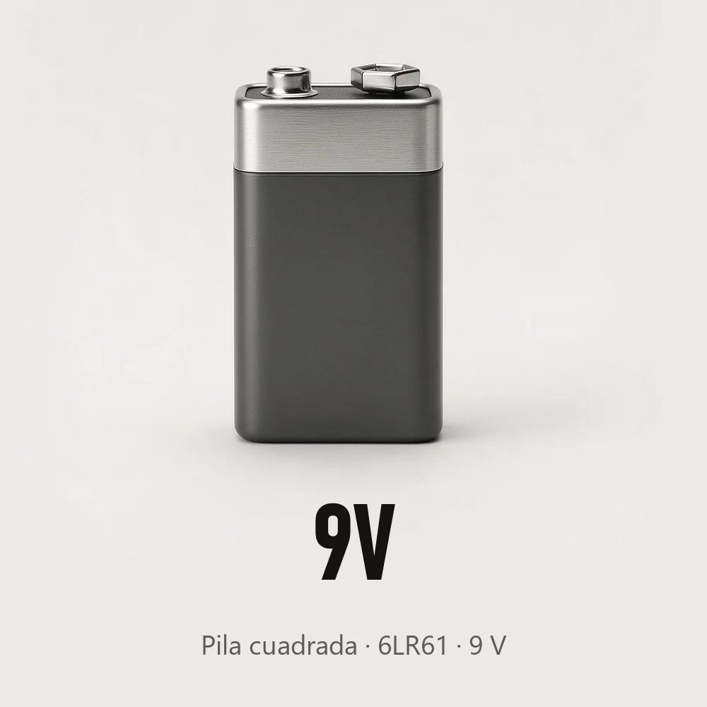 Pila 9V cuadrada
